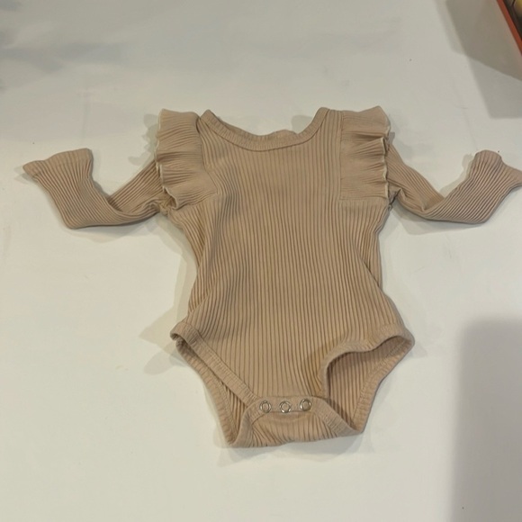 Ruffle Cream Onsie - Picture 1 of 5